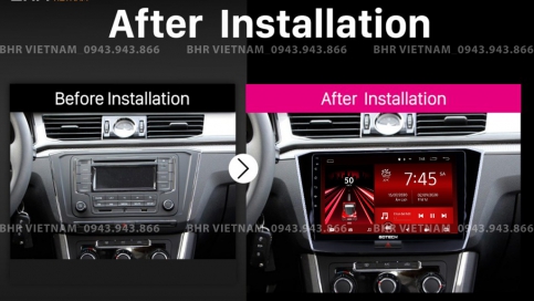 Màn hình DVD Android liền camera 360 Volkswagen Passat 2016 - nay | Gotech GT360 Plus